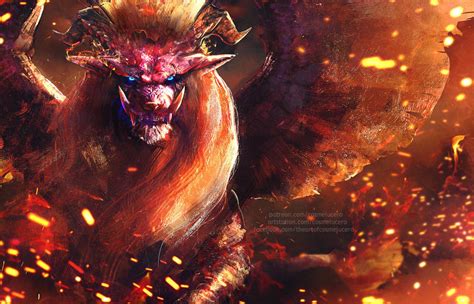 Teostra the Infernal by Aeflus on DeviantArt