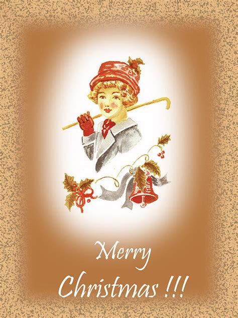 Vintage Christmas Painting by Irina Sztukowski | Pixels