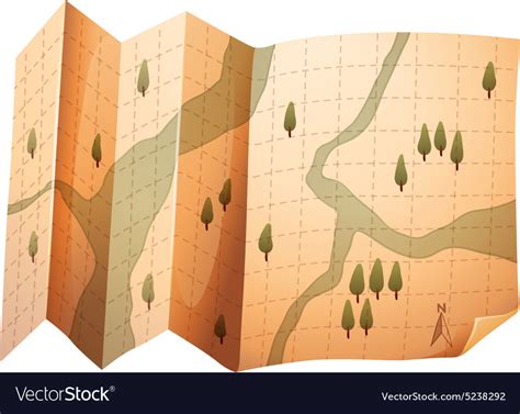 paper map royalty  vector image vectorstock