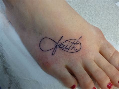 Faith Over Fear Symbol Tattoo | Nadine Psychoo Tattoo