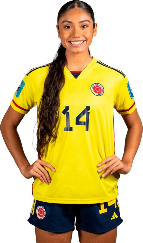 Angela Baron Colombia Women football render - FootyRenders