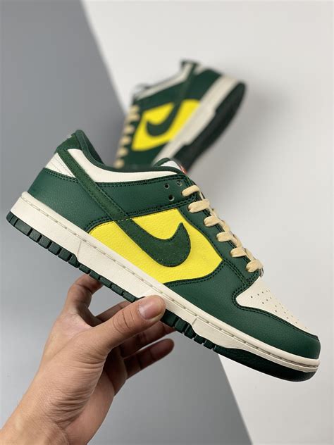 Nike Dunk Low Sail Noble Green-Yellow FD0350-133 For Sale – Moehfashion