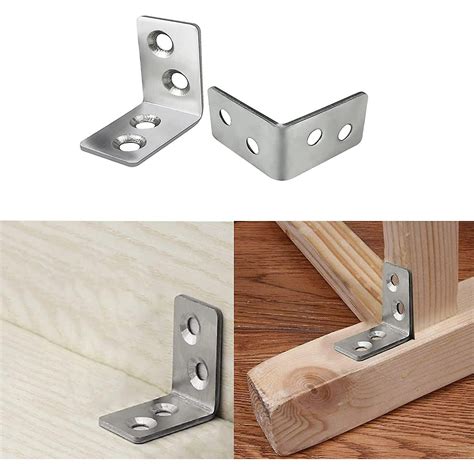 Soporte de fijación, 20 piezas Soporte de ángulo recto de 90 grados