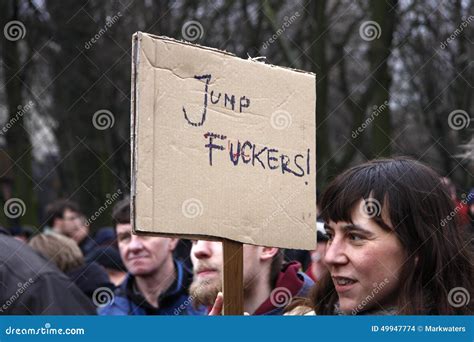 protests  financial crisis editorial stock image image