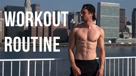 Male Model Workout Routine - WorkoutWalls