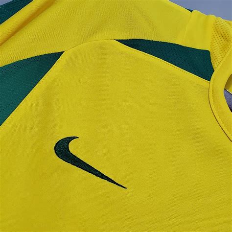 Brazil Home Jersey World Cup 2002 Brazil Home Shirt Retro - Etsy