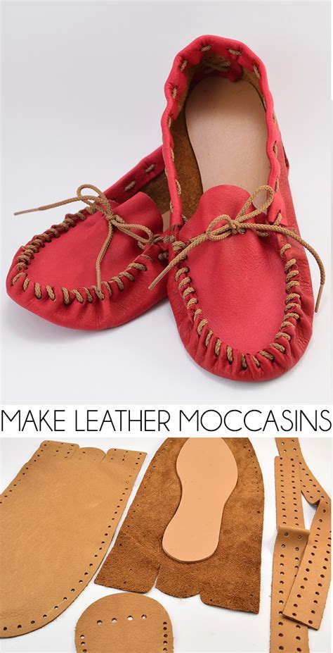 Make leather moccasins – Artofit