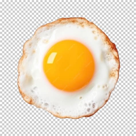 Premium PSD | Sunny side up egg isolated on transparent background