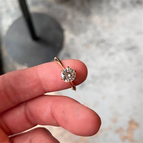 Rose Gold Diamond Engagement Ring — Quercus Raleigh Custom Engagement Rings