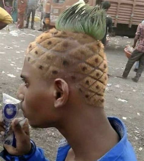 pin  labiba  amazing pineapple hairstyle haircut fails ugly