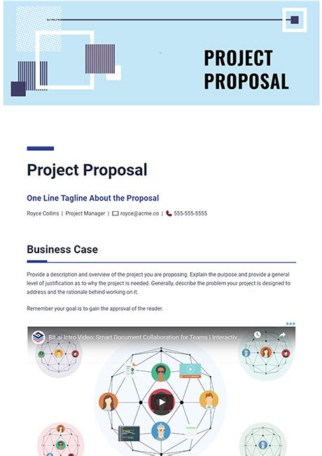 Project Proposal Template | Bit.ai