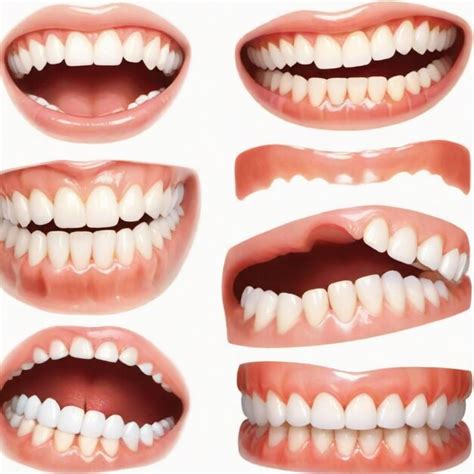 row   types  teeth including    quot smile