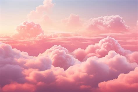 pink clouds   sky backgrounds outdoors nature premium ai generated