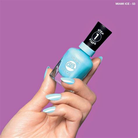 Sally Hansen Miracle Gel Neon Nail Polish 053 Miami Ice – Glory Cosmetics