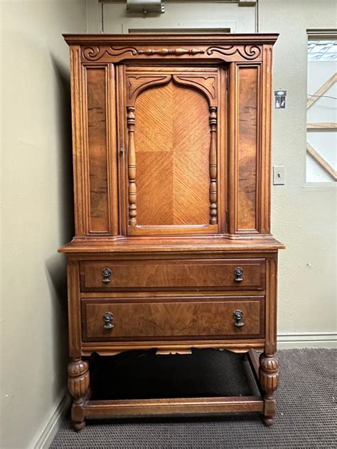 Oak Storage Cabinet