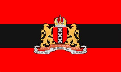 A flag of Amsterdam was requested, so here is what I made : vexillology
