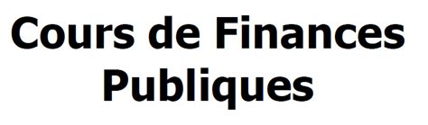 cours de finance publique fsjes cours fsjes