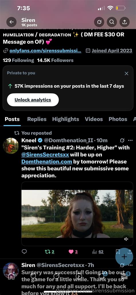 sirenssubmission Leaks 2025 | Thotstash