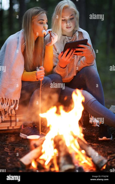 Women in the forest Stock Photo - Alamy