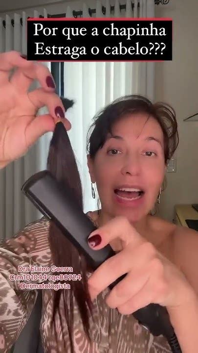 Chapinha Estraga O Cabelo - Chapinha estraga o cabelo? - YouTube