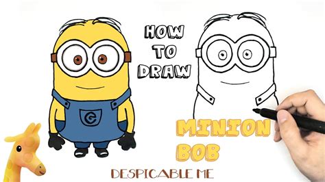 Minion Bob Drawing at PaintingValley.com | Explore collection of Minion ...