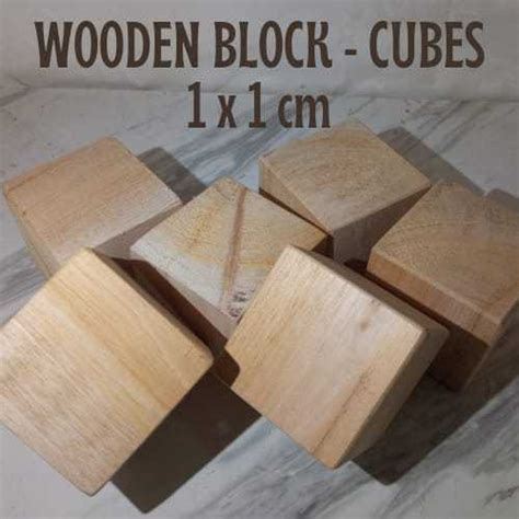 jual balok kayu kubus dadu kayu ukuran xx cm shopee indonesia