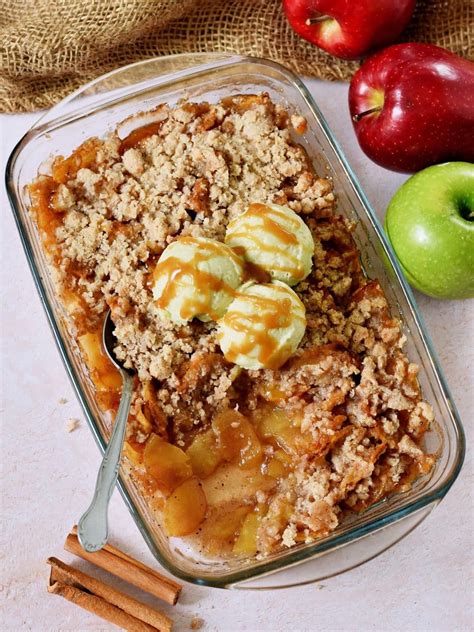 Apple Crisp Without Oats (Vegan, Gluten-Free) - Elavegan