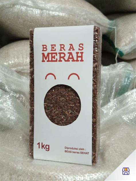 Beras Merah - 1Kg | PaxelMarket