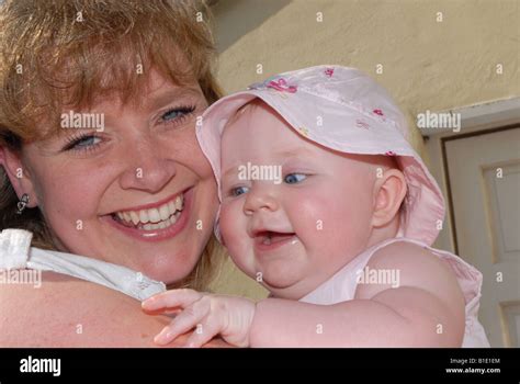 Mother and baby Stock Photo - Alamy
