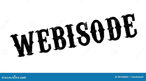 webisode rubber stamp stock vector illustration  sign