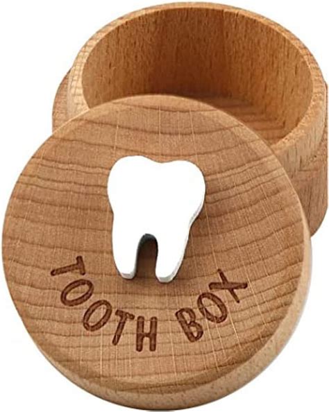 Amazon.com: Baby Tooth Keepsake Box for Baby Girl Boy, First Dropped ...