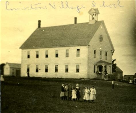 "Limestone, Maine Village School, ca. 1909" by Frost Memorial Library ...