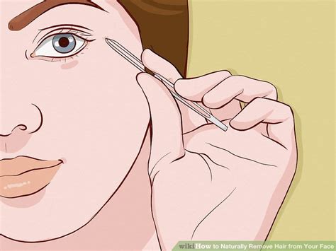 how to remove hair from your face