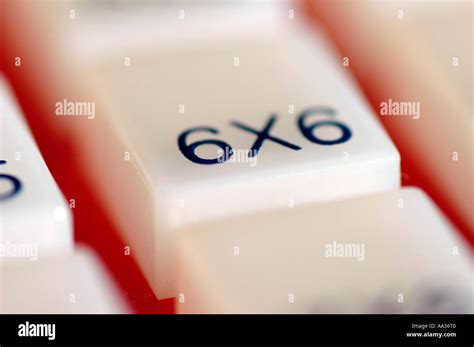 Times Learning Numbers 6 36 Stock Photo - Alamy
