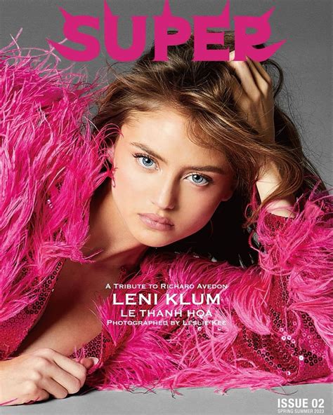 LENI KLUM in Super Magazine, Spring/summer 2023 – HawtCelebs