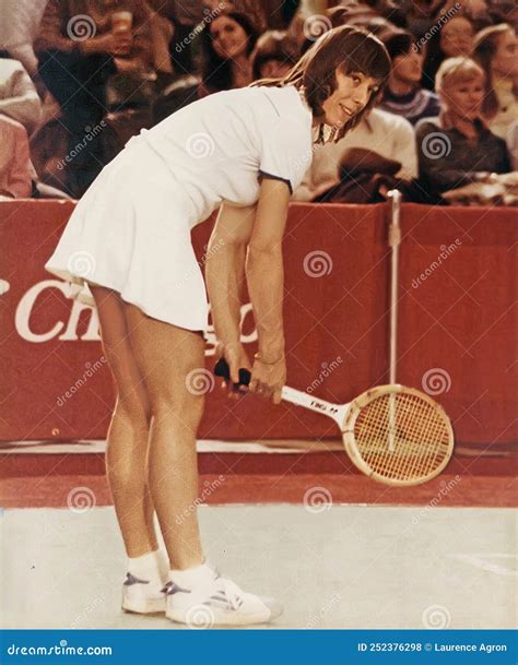 Martina Navratilova in Chicago in 1981 Editorial Stock Photo - Image of