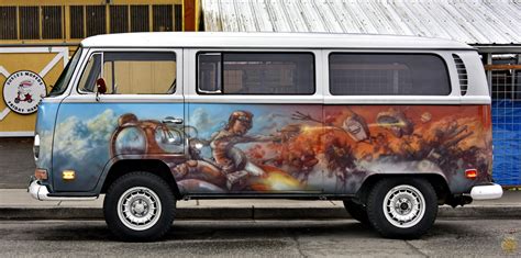 Painted VW Bus 2 by Darrian-Ashoka on DeviantArt