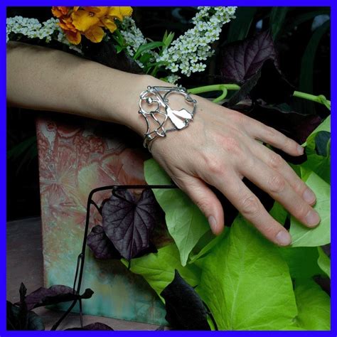 silver bracelet handmade jewel  creator  artisanal