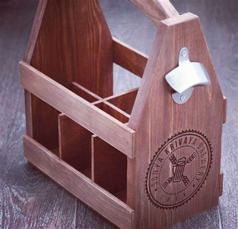 by semI-PACK on BeerBox | Wooden beer caddy, Beer crate, Beer wood