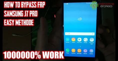 Bypass FRP Samsung J7 PRO SM-J730G/DS (Oreo 8.0) ~ Pandava Droider's