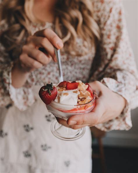 Strawberry Cheesecake Waffle Cone Parfaits - The Sweet and Simple Kitchen