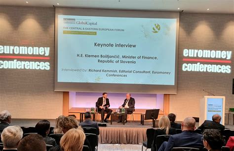 minister za finance na  konferenci euromoney govsi