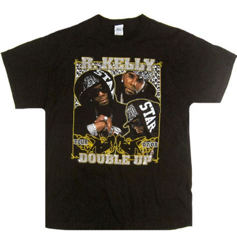 Vintage R. Kelly Double Up Tour T-Shirt Ne-Yo Keisha Cole R&B Hip Hop ...