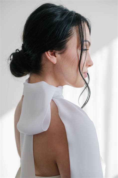 Silk Bridal Neck Scarf — Stansberry Design
