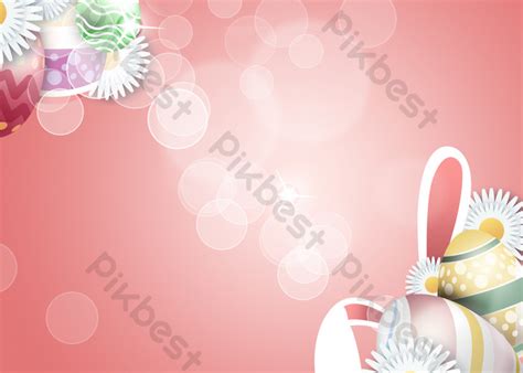 easter egg illustration pink background image psd   pikbest
