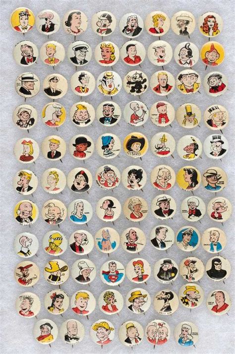 KELLOGG'S PEP CEREAL SET OF 86 COMIC CHARACTERS IN