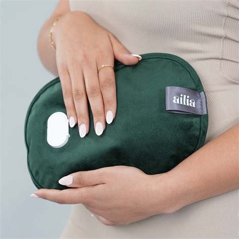 Ailia Electric Hot Water Bottle + Body Strap (Green)