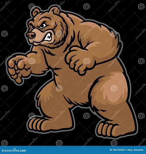 Cartoon Grizzly Bear Stock Illustrations – 12,656 Cartoon Grizzly Bear ...