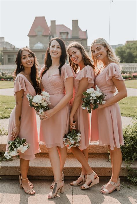 11 Pink Bridesmaid Dresses Under $110 for Your Wedding - DIY Cricut