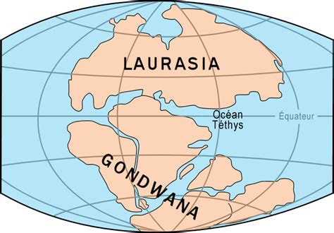Gondwana Supercontinent Map